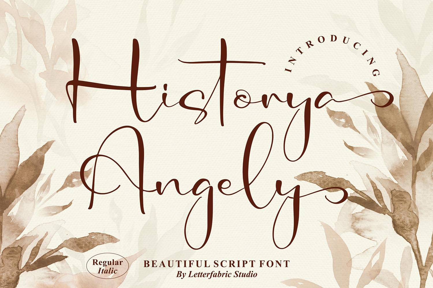 Historya Angely Font sample