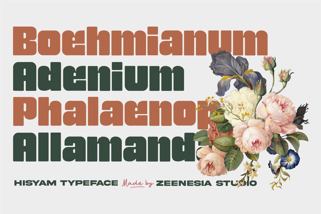 Hisyam Font sample