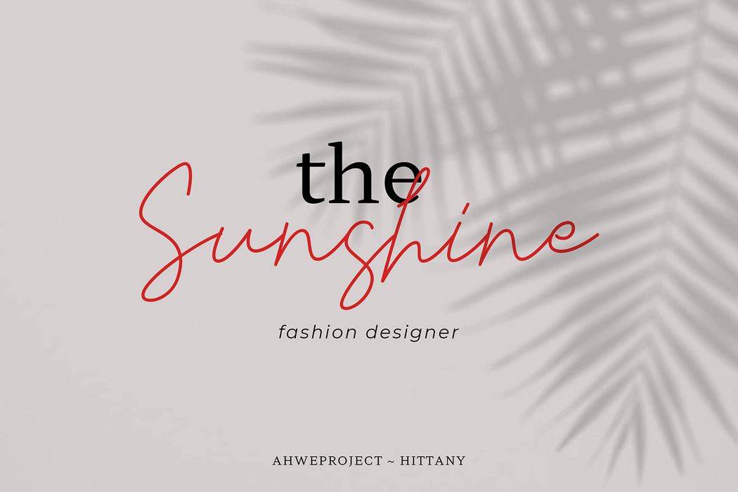 Hittany Script Font sample