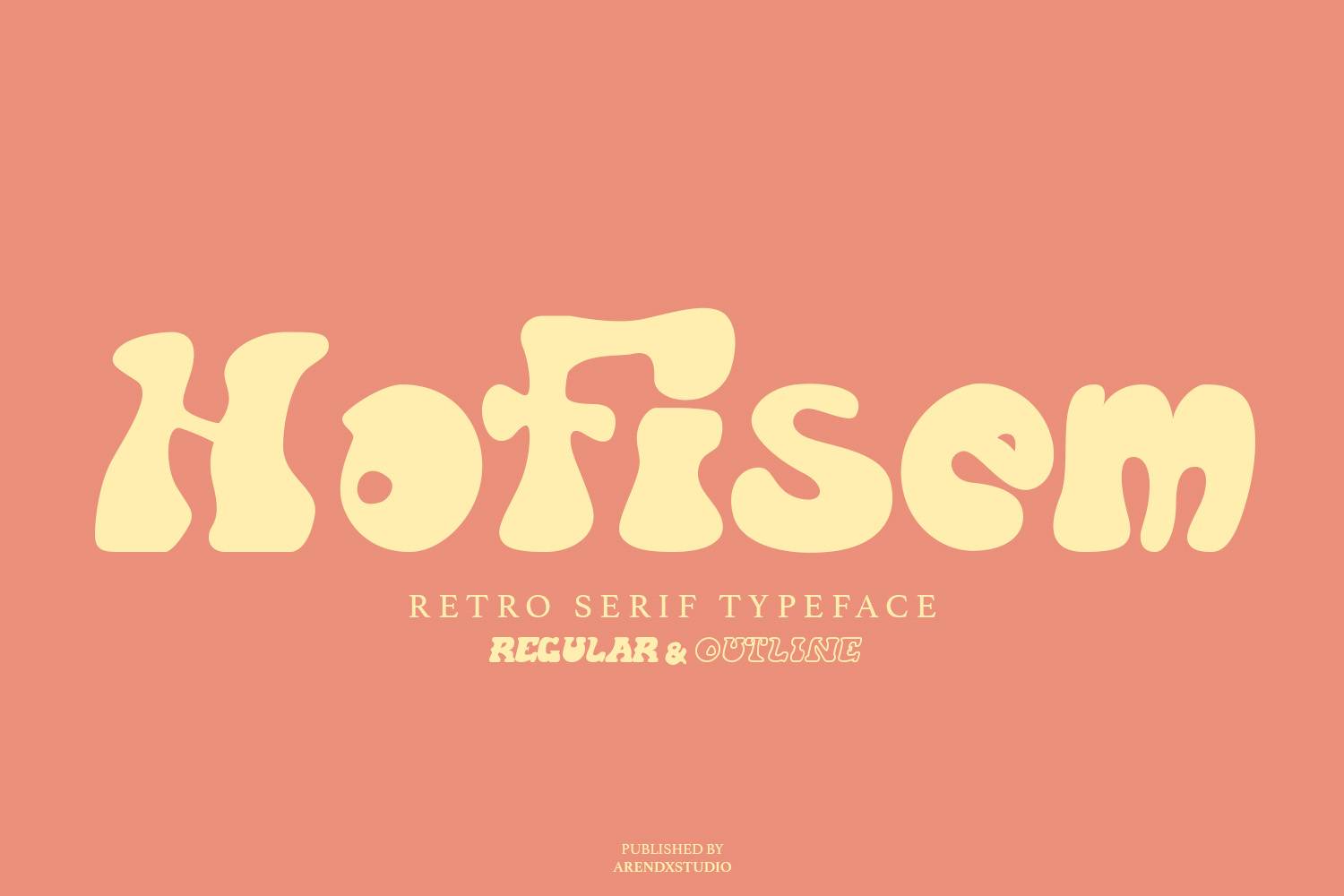 Hofisem Font sample