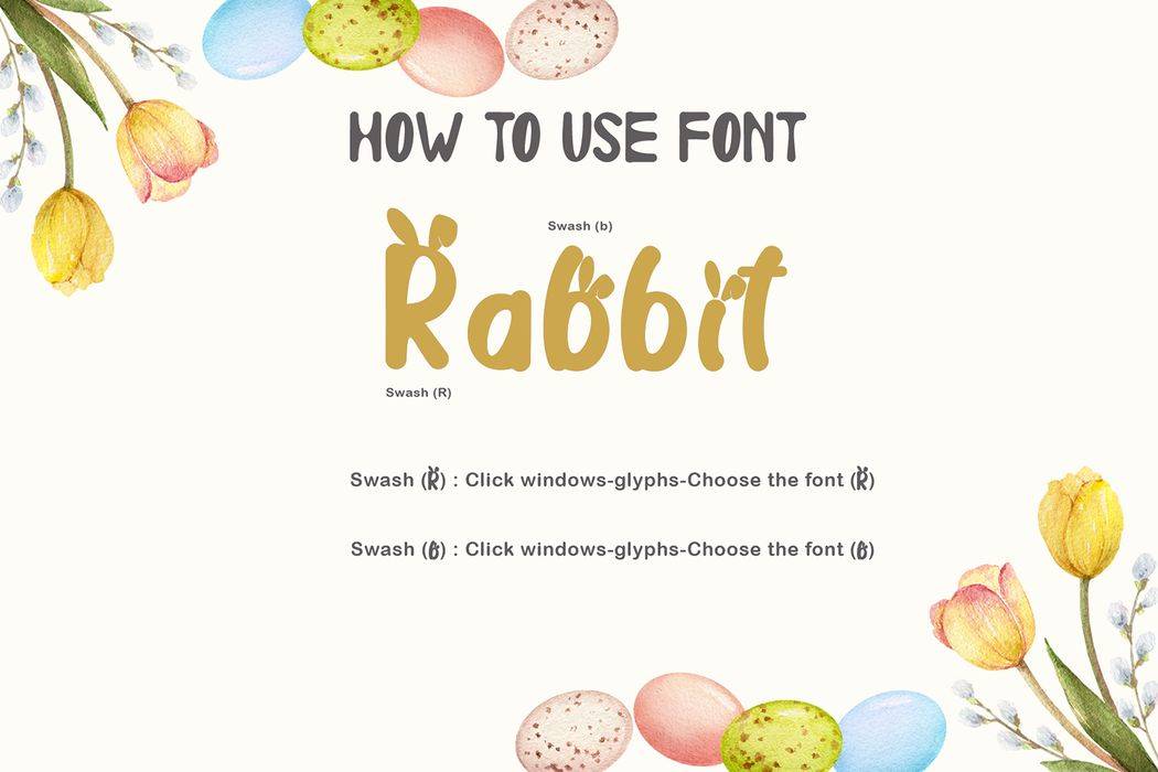 Hola Easter Font sample