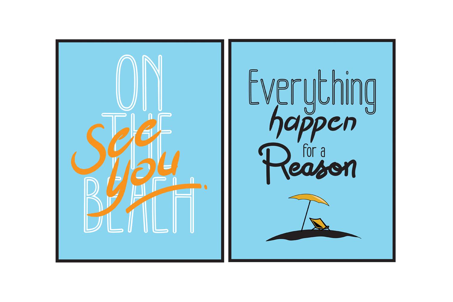 Holiday Summer Beach Font sample