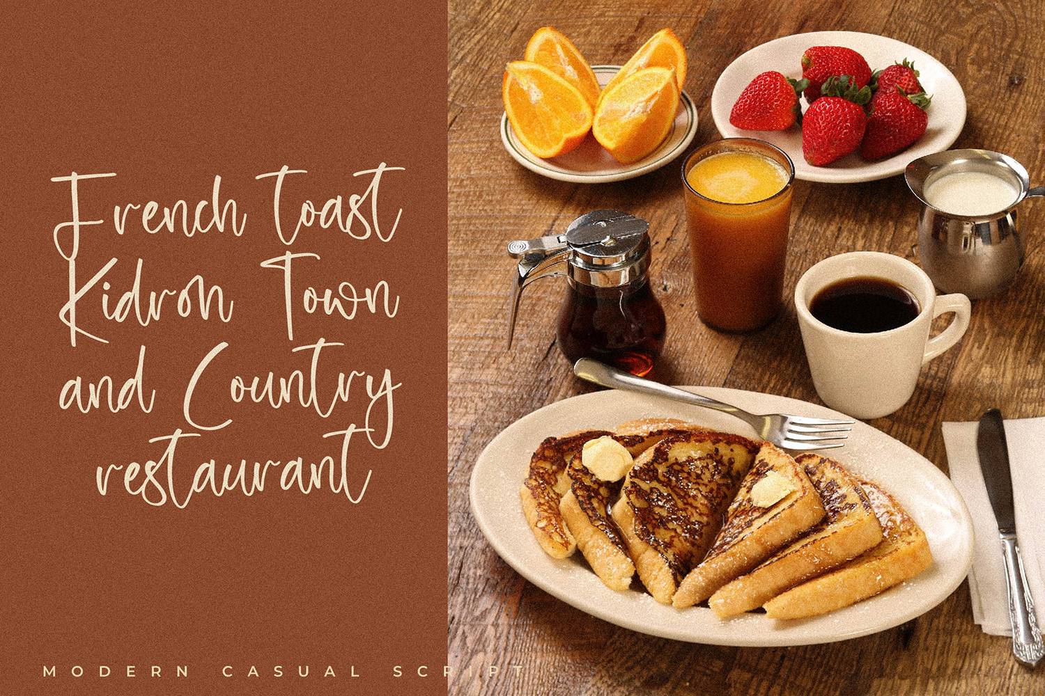 Holistway Font sample
