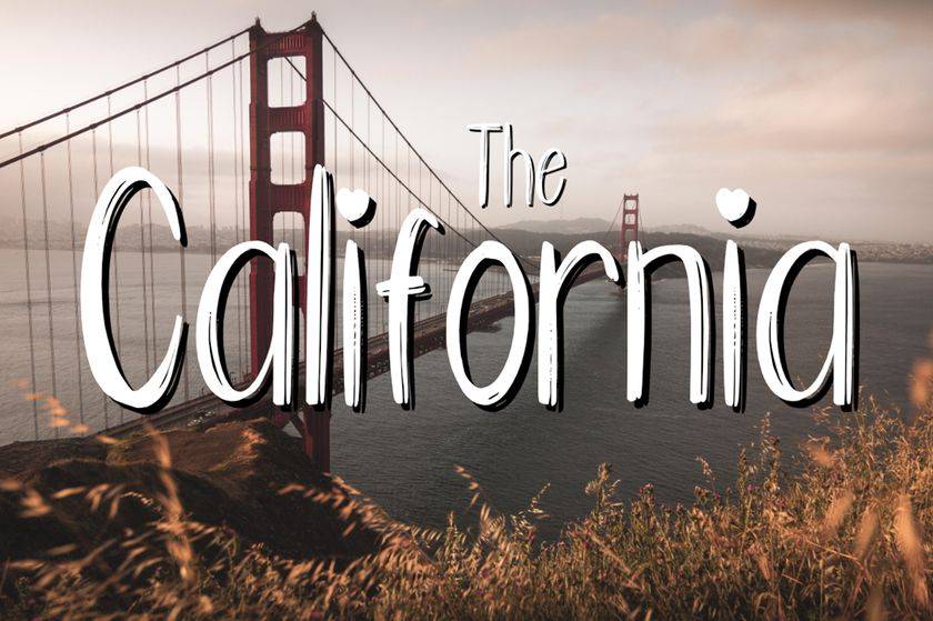 Holliwing Font sample