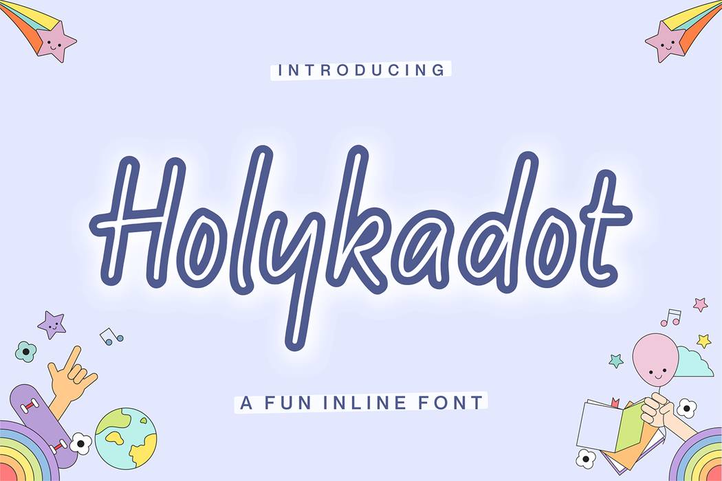 Holykadot Font sample