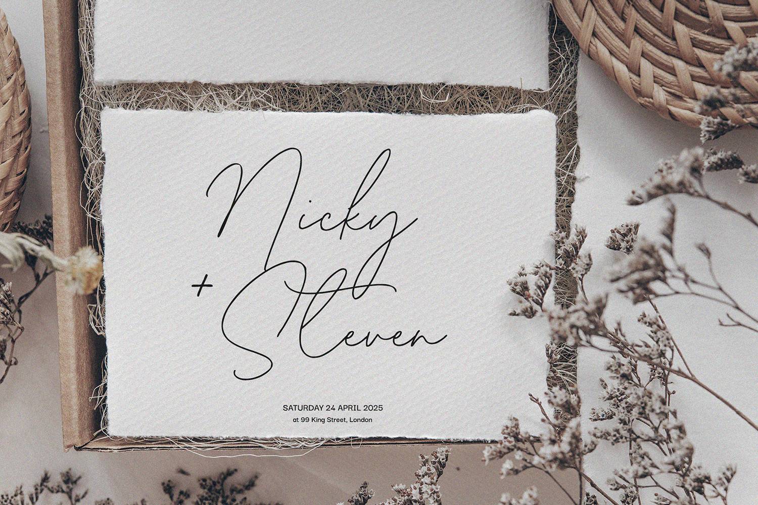 Homeland Font sample