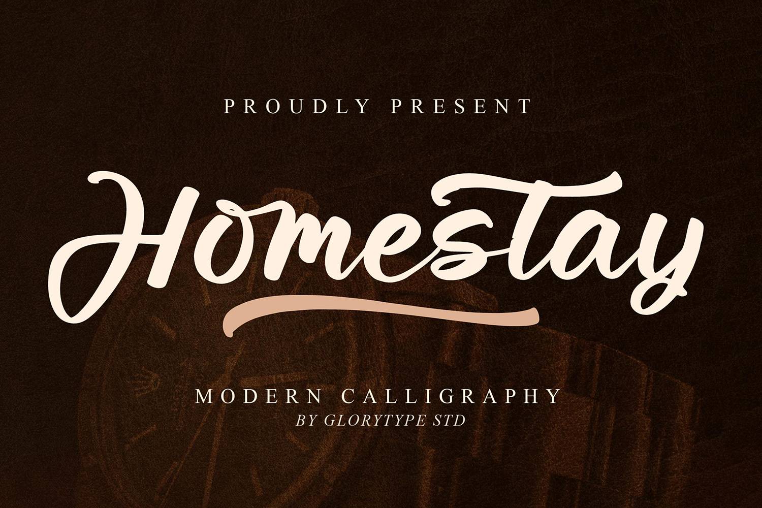 Homestay Font sample