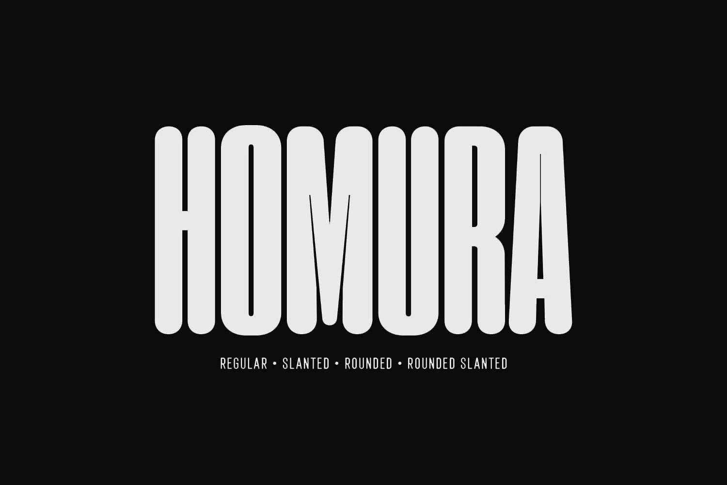 Homura Font sample