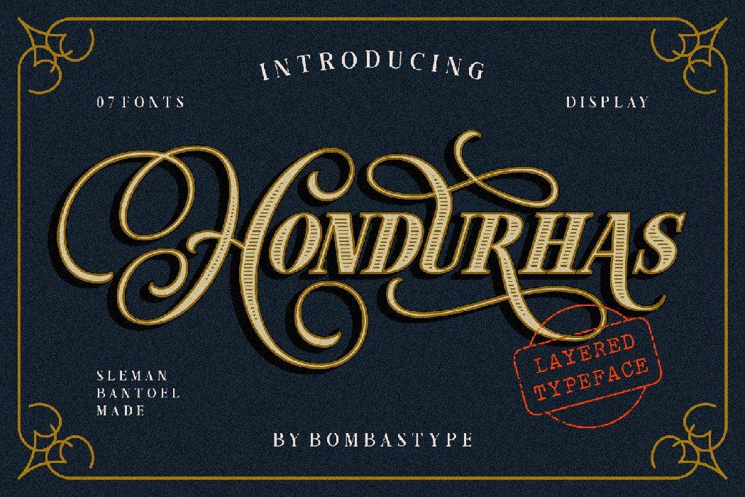 Hondurhas Font sample