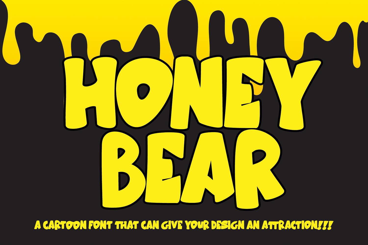 Honey Bear Font sample
