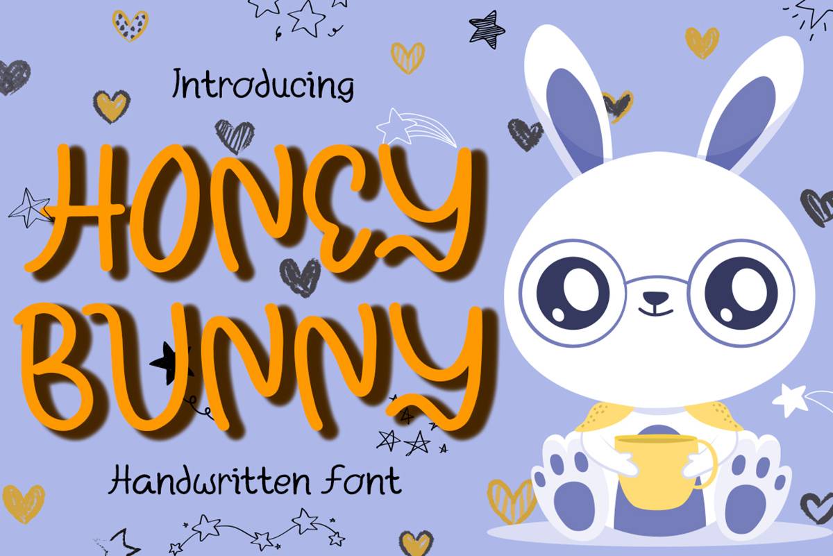 Honey Bunny Font sample