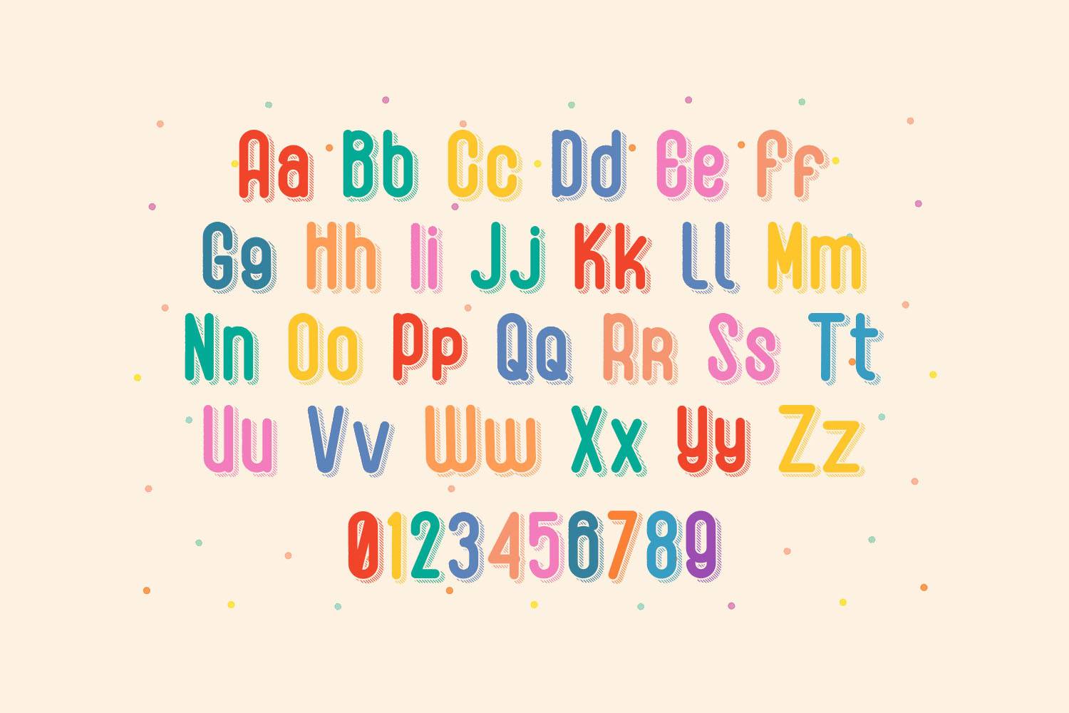 Honey Duck Font sample