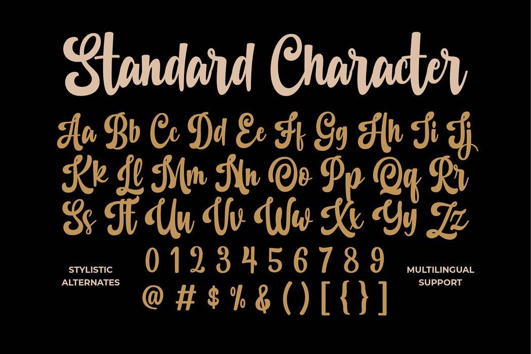 Honeystar Font sample
