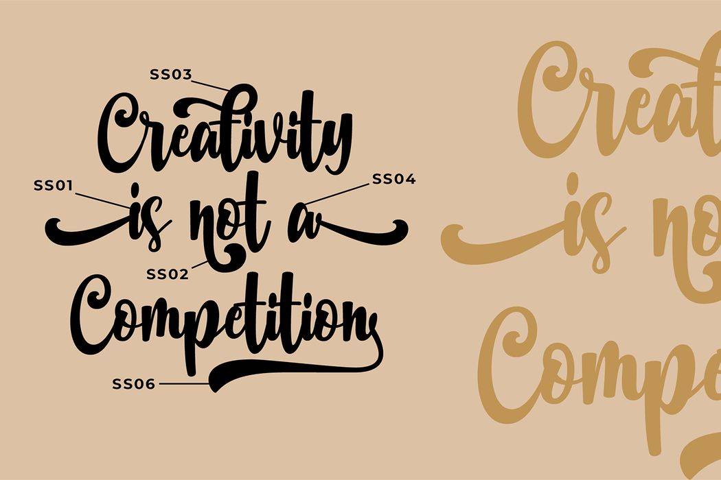 Honeystar Font sample