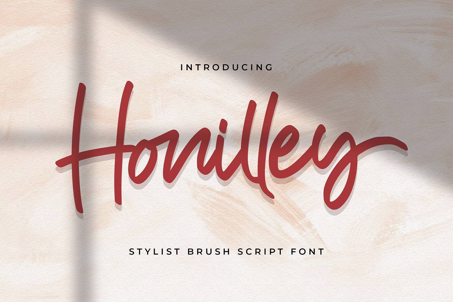 Honilley Font sample