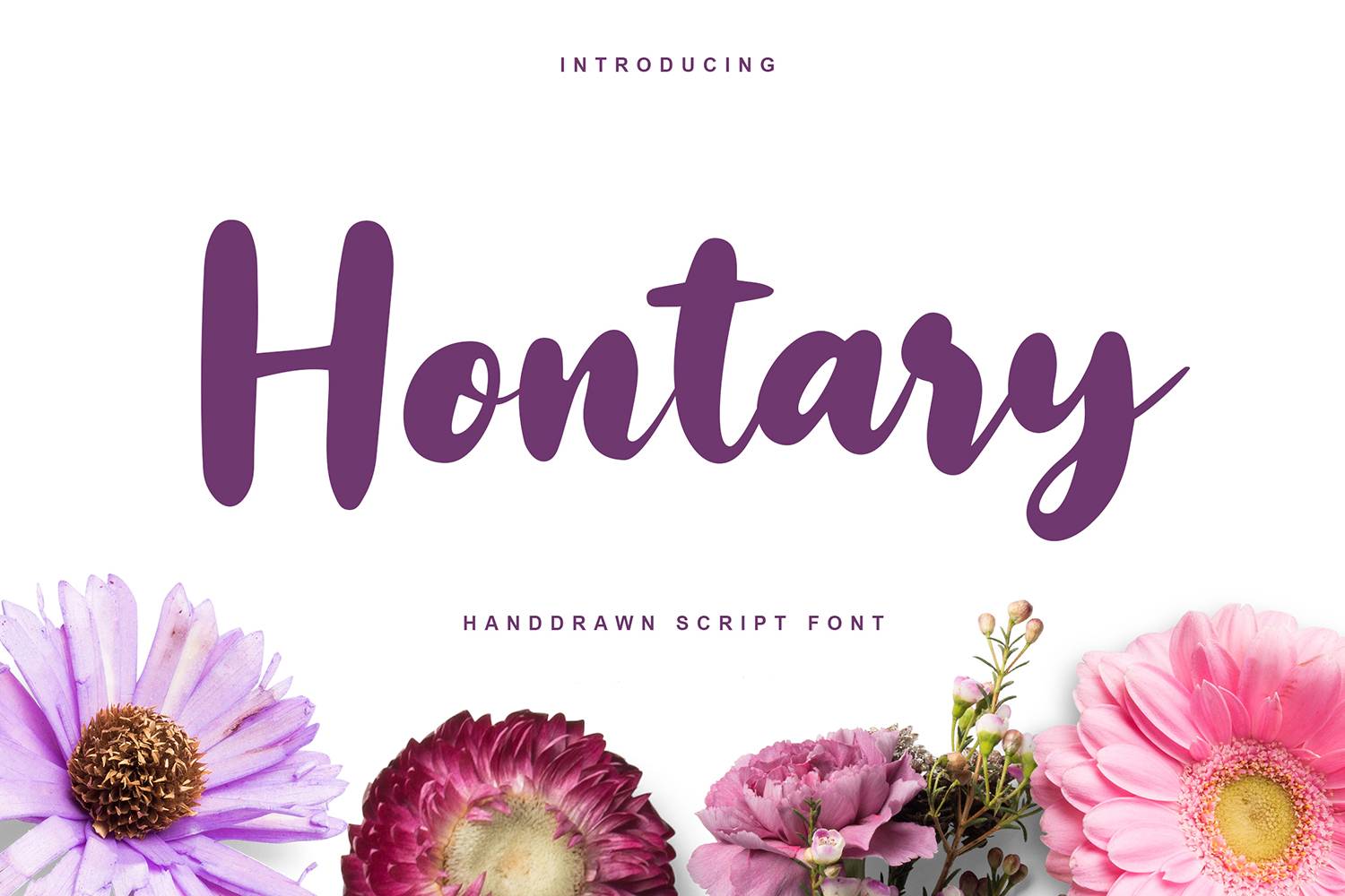 Hontary Font sample