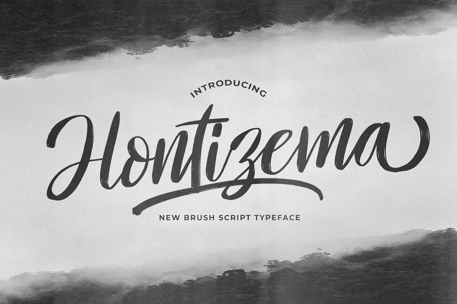 Hontizema Font sample