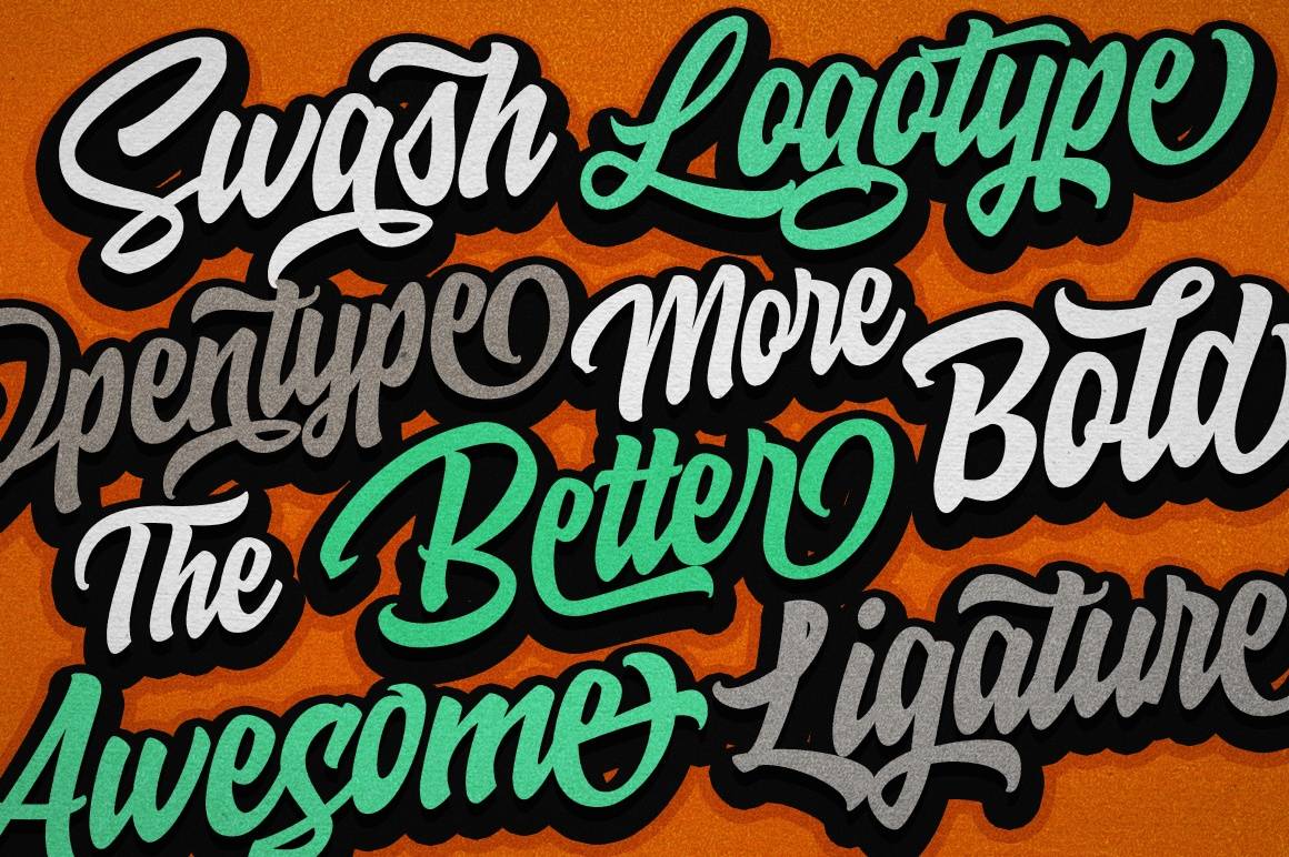 Hoodson Script sample