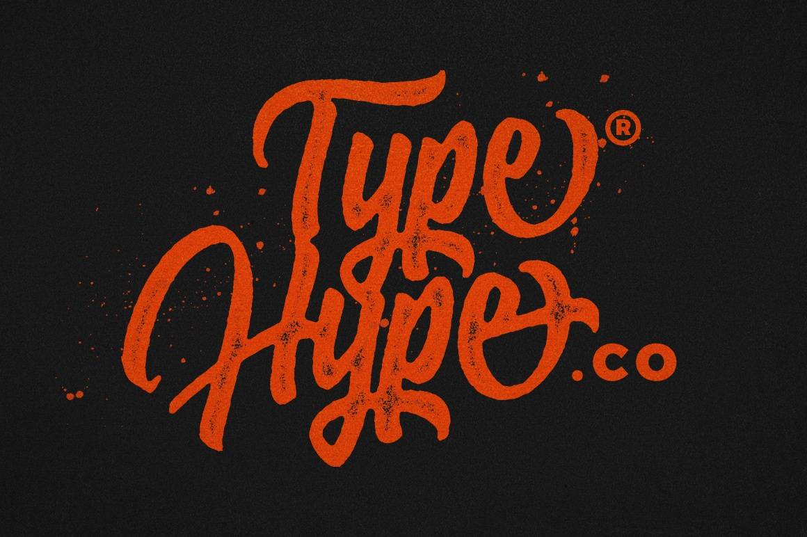 Hoodson Script sample