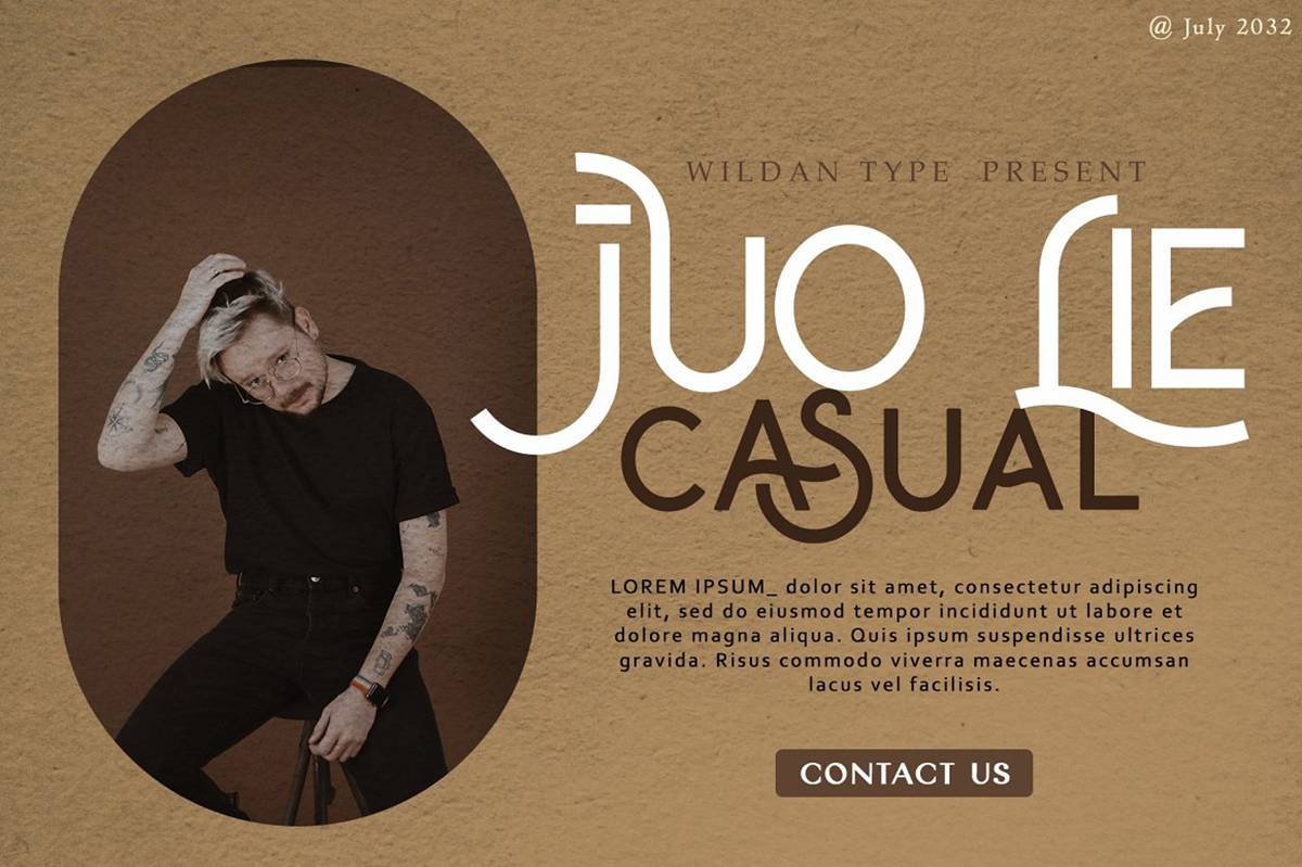 Hoogy Font sample