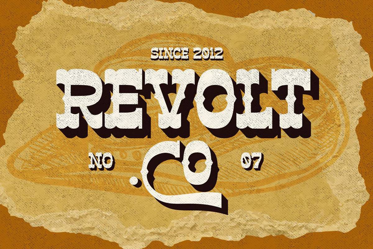 Horse Belonk Font sample