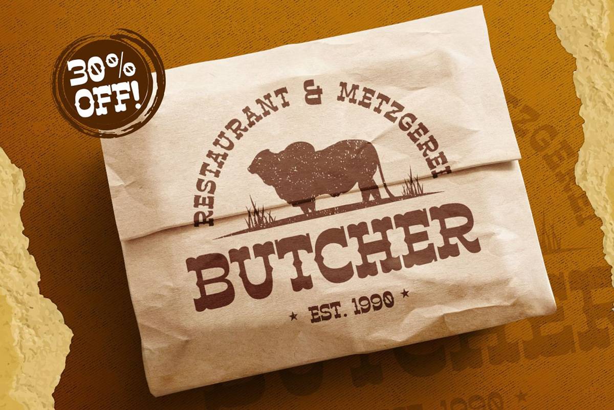 Horse Belonk Font sample