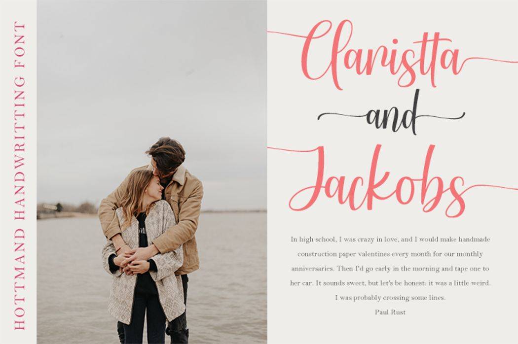 Hottmand a Bouncy Font sample