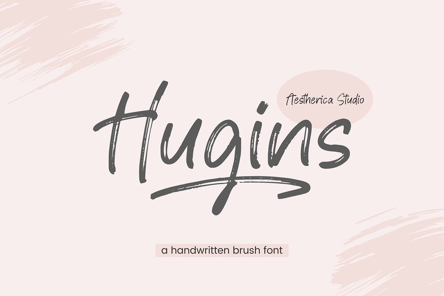Hugins Font sample