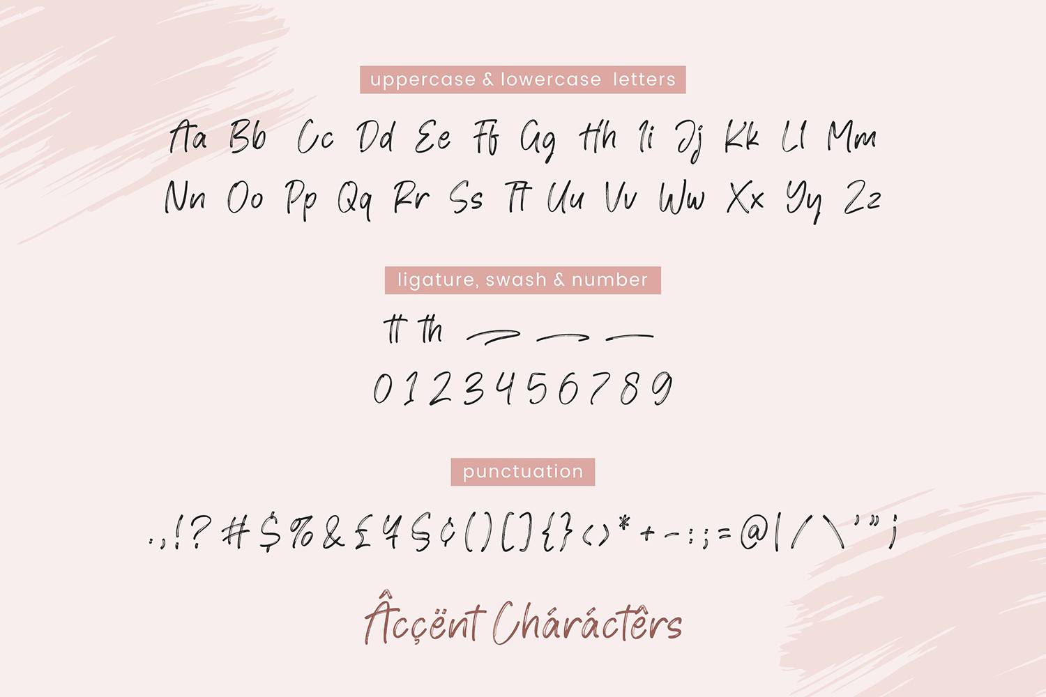 Hugins Font sample
