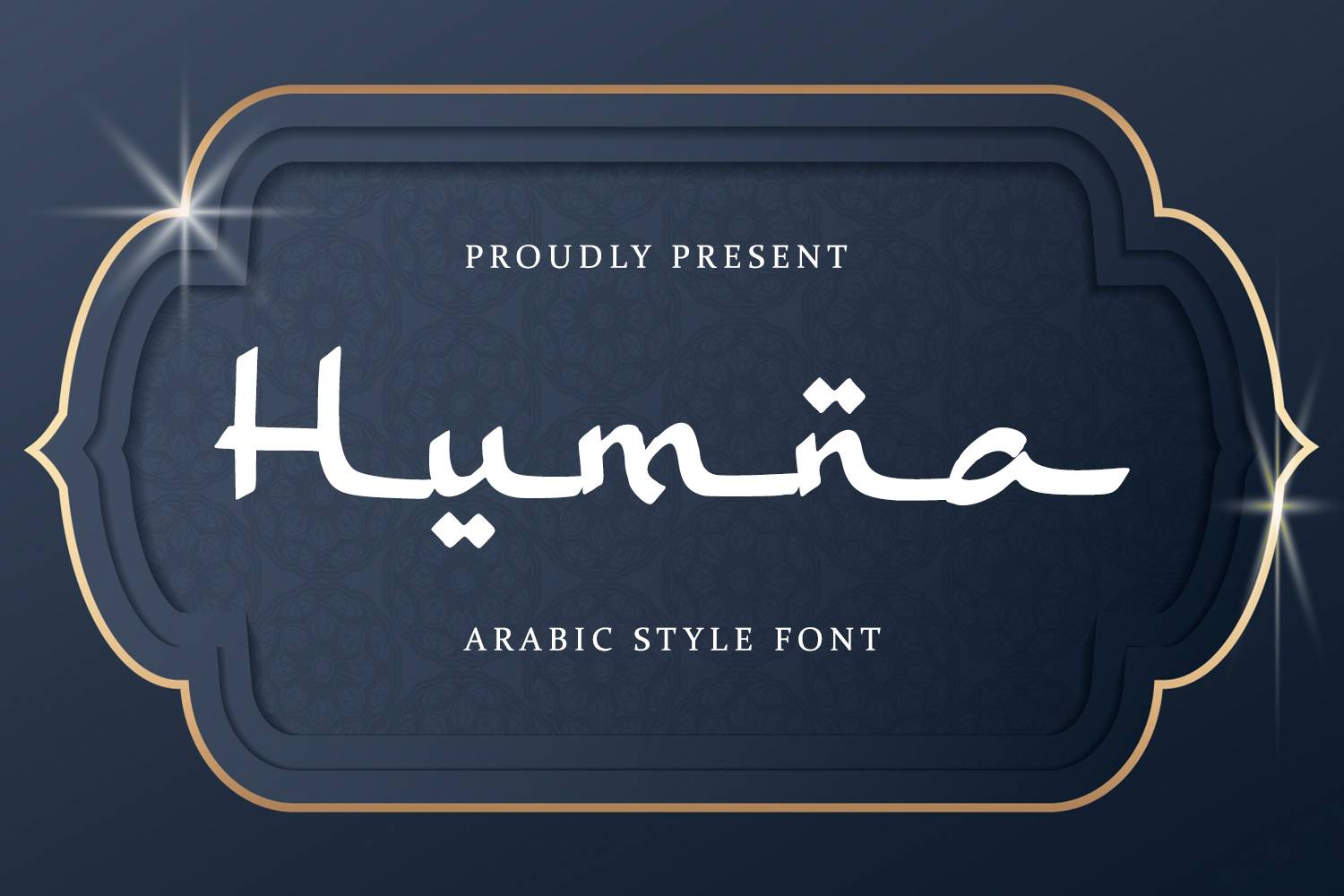 Humna Font sample