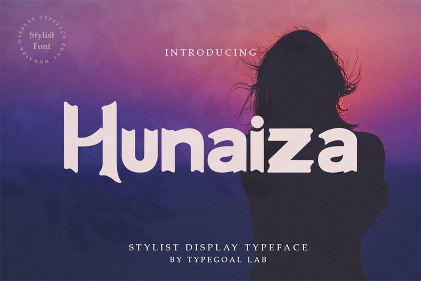 Hunaiza Font sample