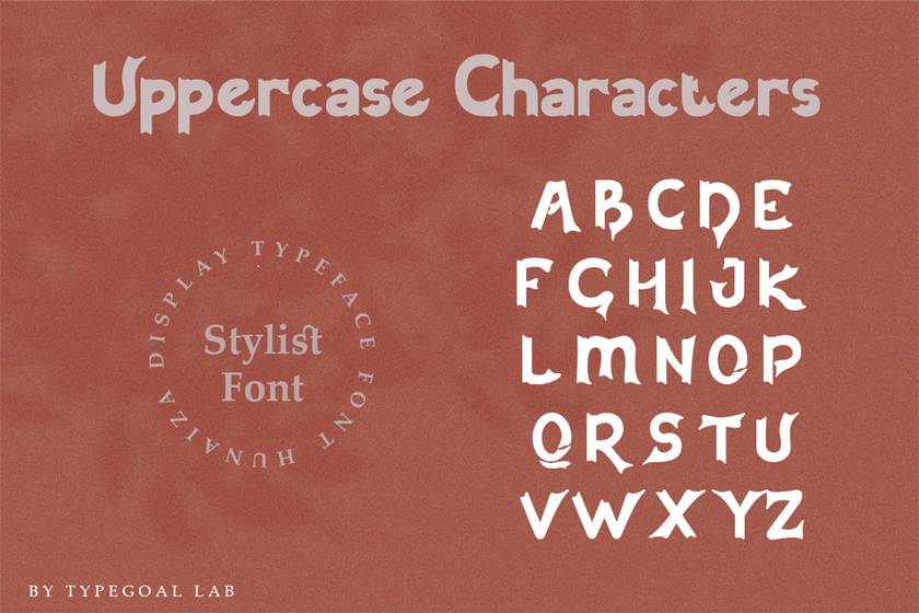 Hunaiza Font sample