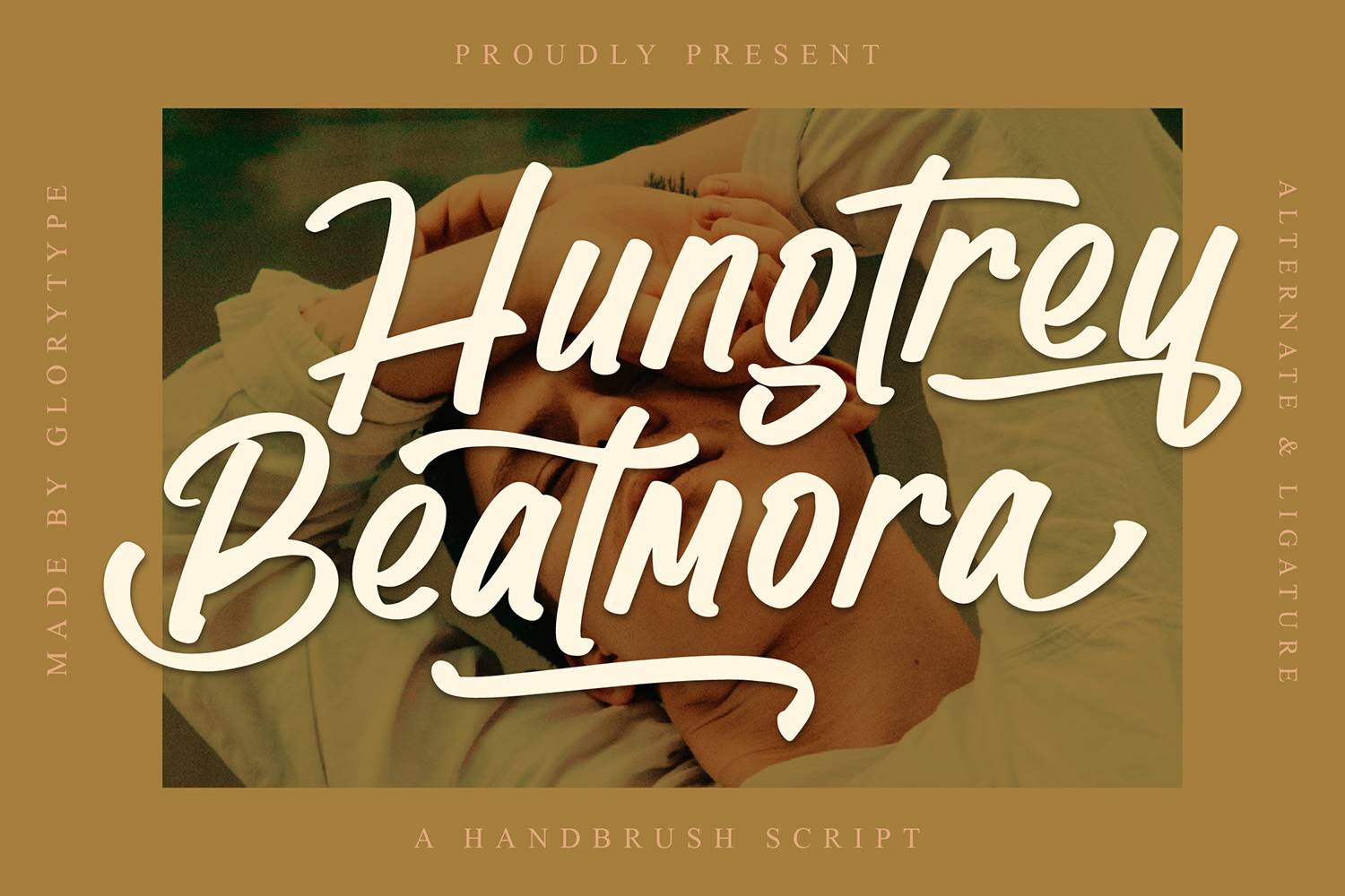Hungtrey Beatmora Font sample