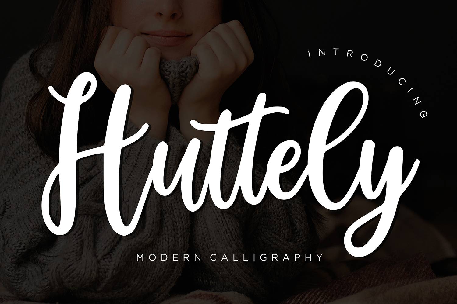 Huttely Font sample