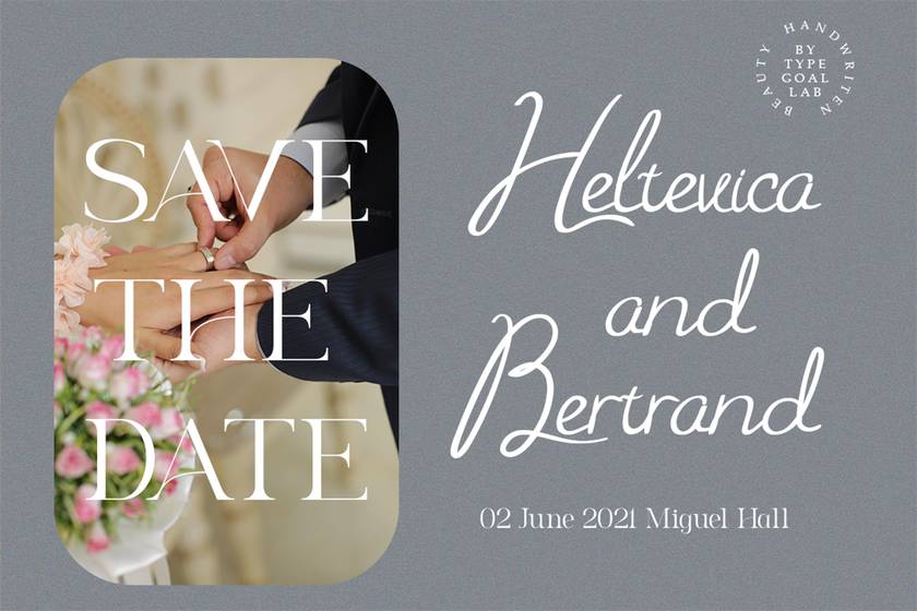 Huzairy Love Font sample
