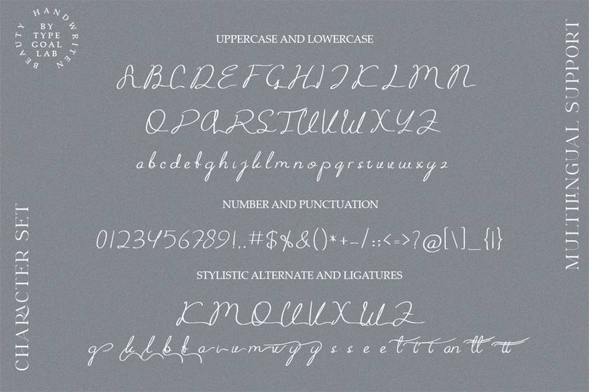 Huzairy Love Font sample