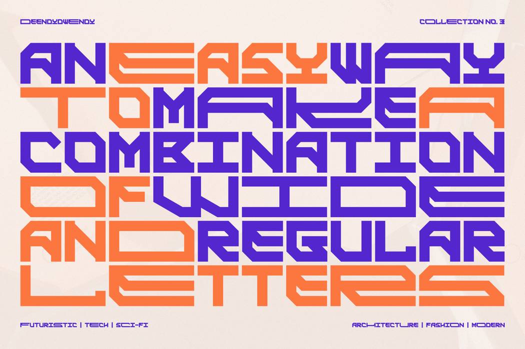 Hydrone Font sample