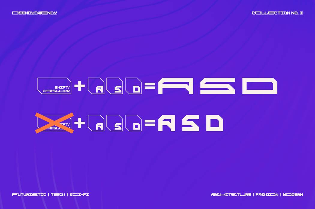 Hydrone Font sample