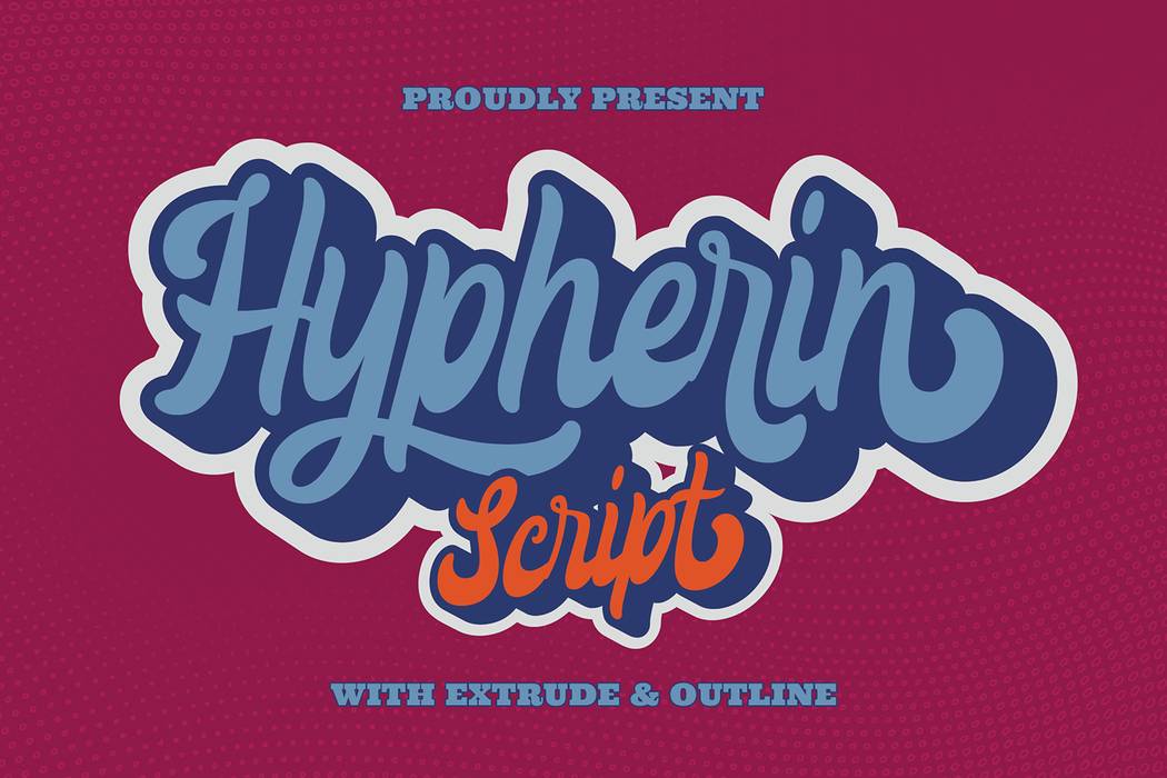 Hypherin Font sample