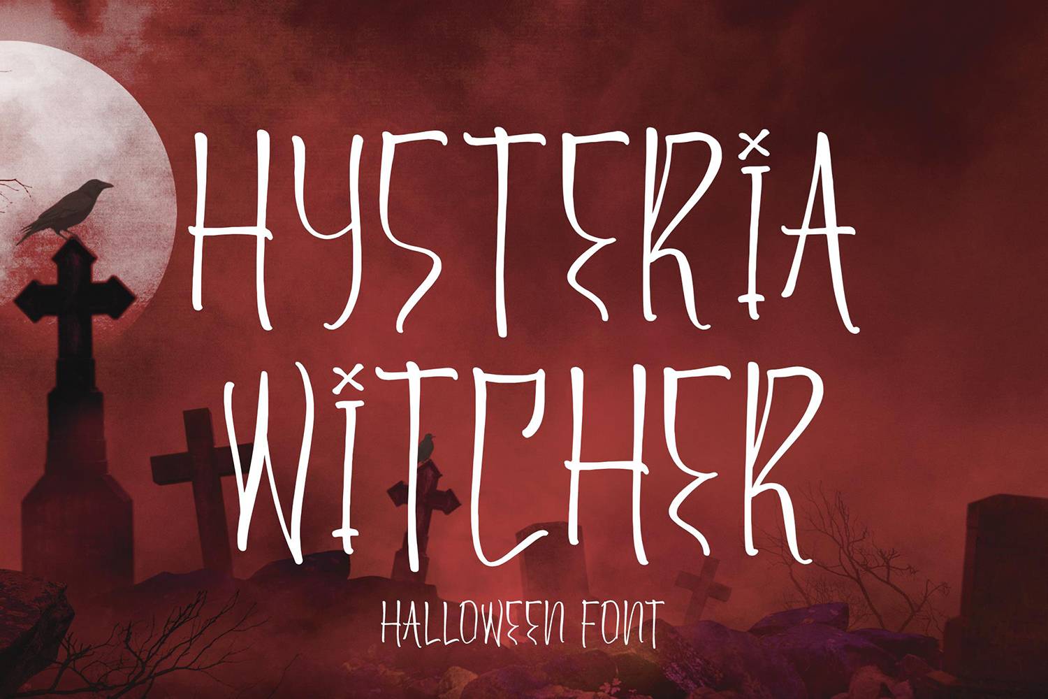 Hysteria Witcher Font sample