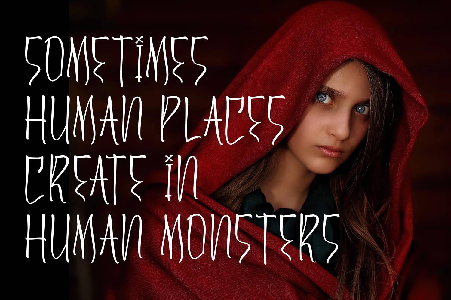 Hysteria Witcher Font sample