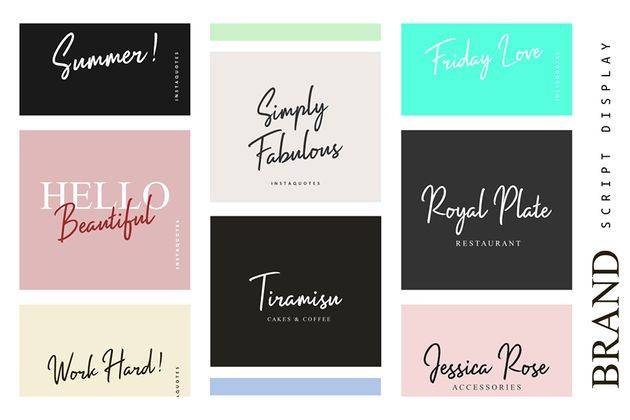 Impossible Script Font Demo sample