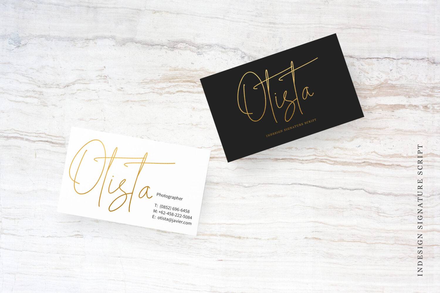 Indesign Font sample