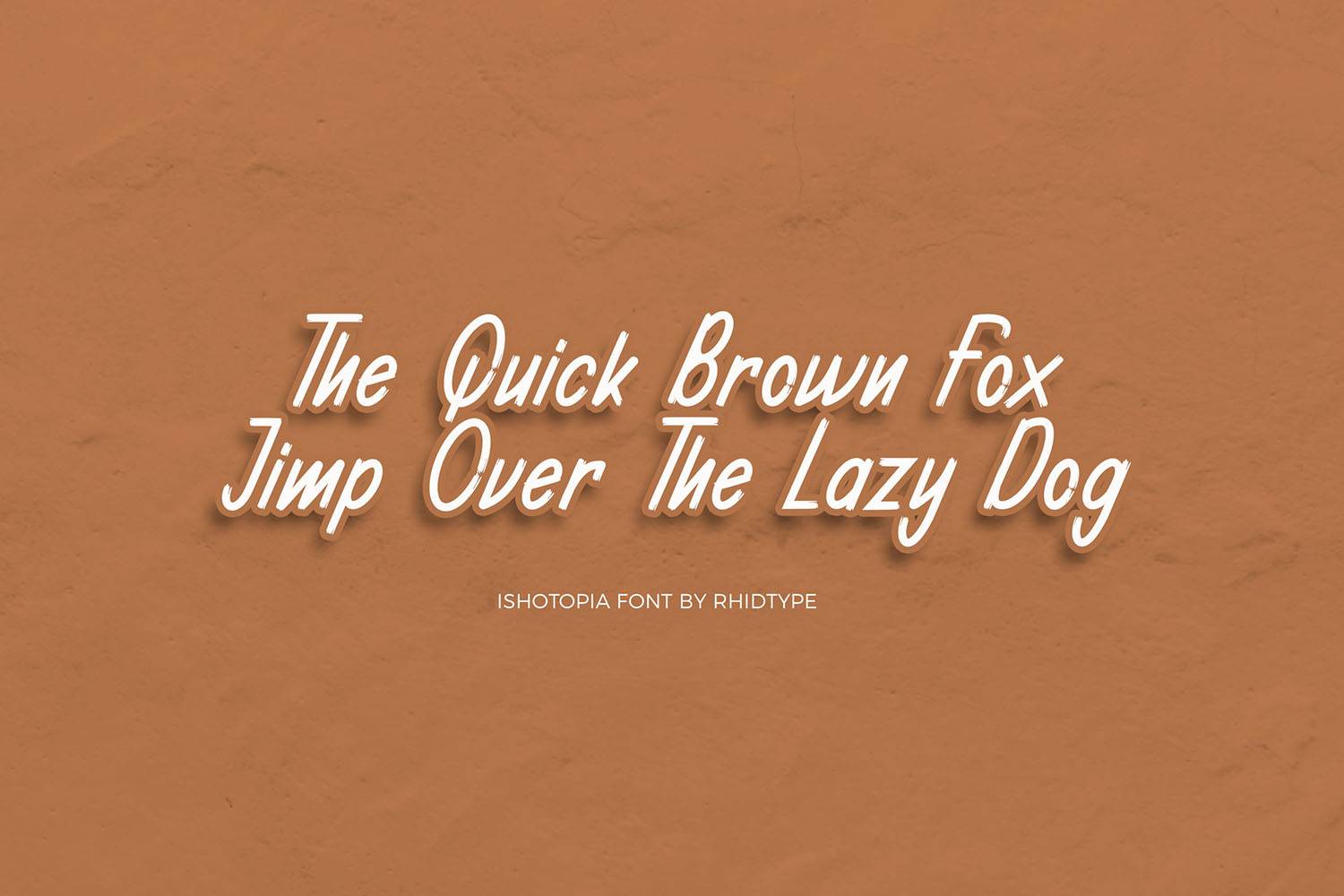 Ishotofia Font sample