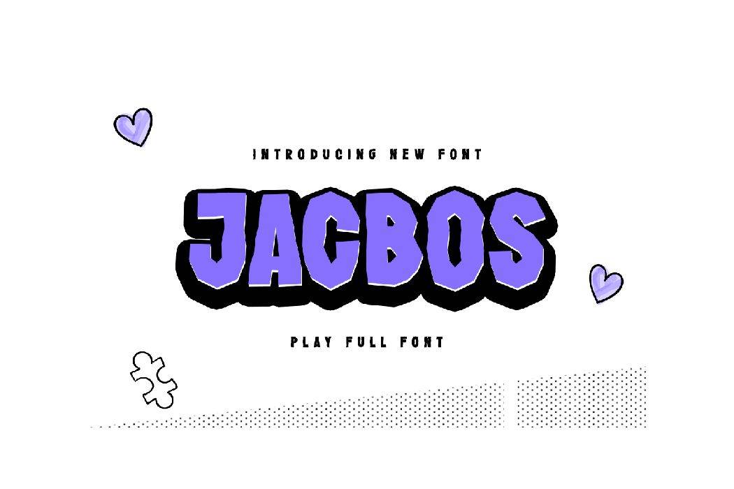 Jacbos Font sample