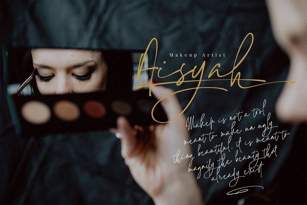 Jaccuzy Signature Font sample