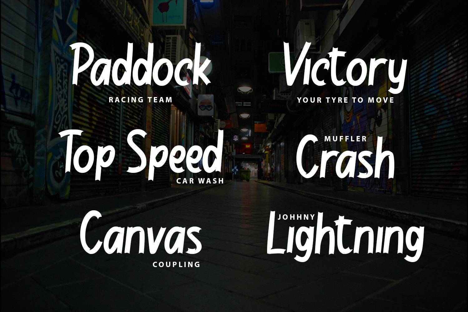 Jackal Font sample