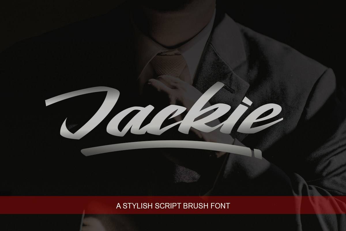 Jackie Brush Font sample
