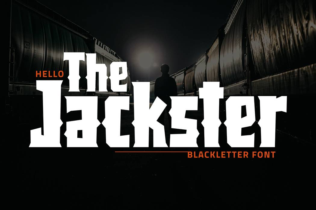 Jackster Font sample