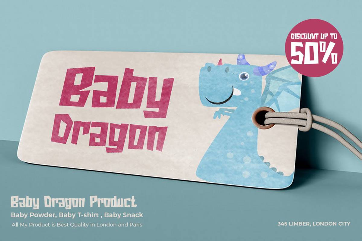 Jagged World Font sample